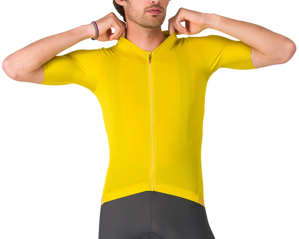 Castelli Espresso 2 Short Sleeve Jersey (Mango Mojito) (XL)
